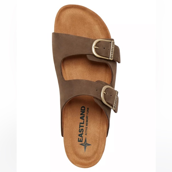 Eastland Other - NEW Eastland Men’s Cambridge Sandals Olive Leather Upper NIB